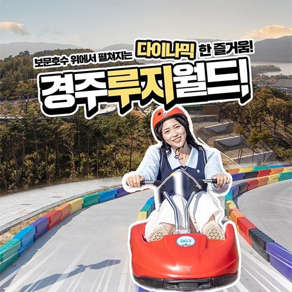 보문호수 위 다이나믹한 즐거움! 경주 루지월드!